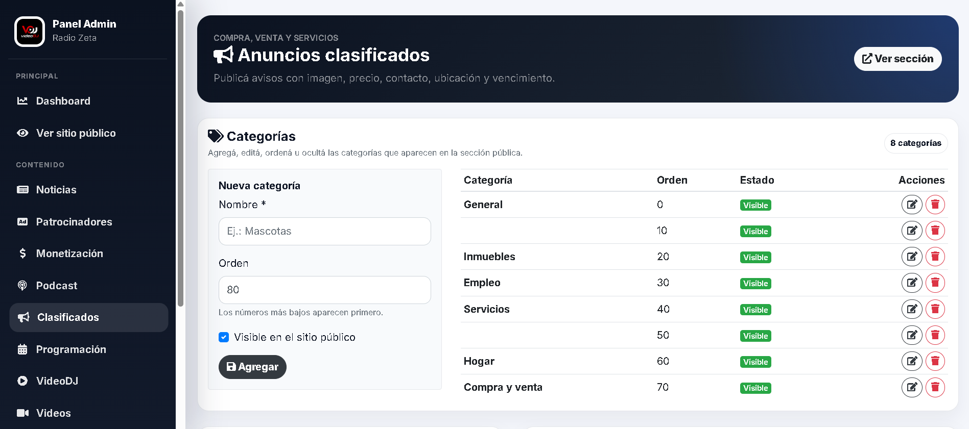 Clasificados
